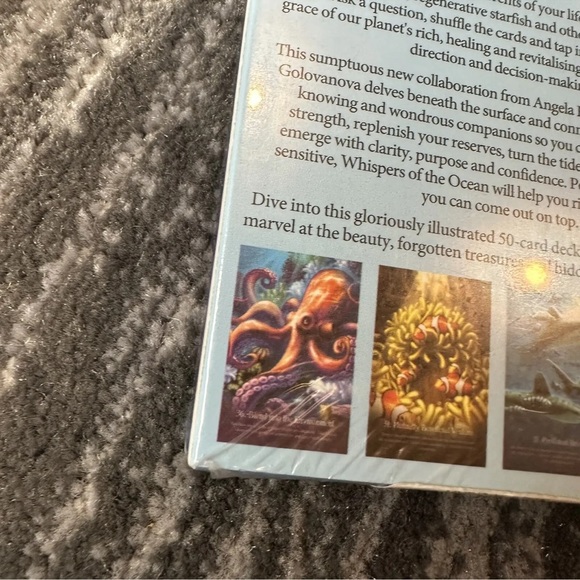Whispers Ocean Oracle 50 Card Deck Tarot Inner Wisdom & Guide Book New Sealed - Picture 3 of 8